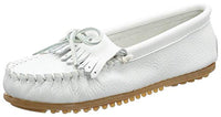 Thumbnail for Minnetonka Deerskin Soft-T 64, Damen Mokassins, weiss, (white deerskin), EU 38, (US 7) im Sale