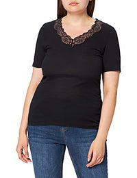 Thumbnail for HANRO Damen Lace Delight 1/2 Arm T-Shirt, Schwarz (Black 0019), (Herstellergröße: XS) im Sale