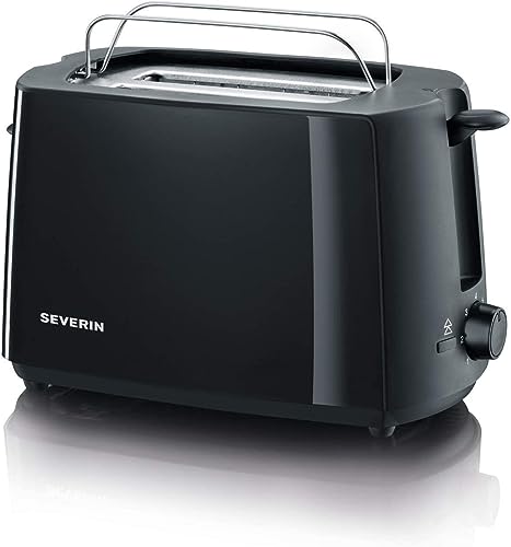 SEVERIN Automatik-Toaster, Toaster mit Brötchenaufsatz, hochwertiger Toaster mit Krümelschublade und 700 W Leistung, schwarz, AT 2287 im Sale