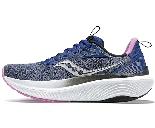 Saucony Echelon 9 Damen-Laufschuh, Indigo/Grape, 39 im Sale