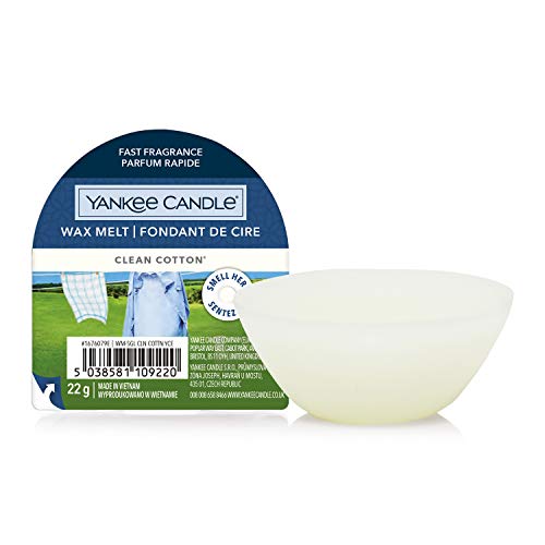 Yankee Candle Duftwachs Wax Melts | Clean Cotton | bis zu 8 Stunden Duft | 1 Stück, 22g im Sale