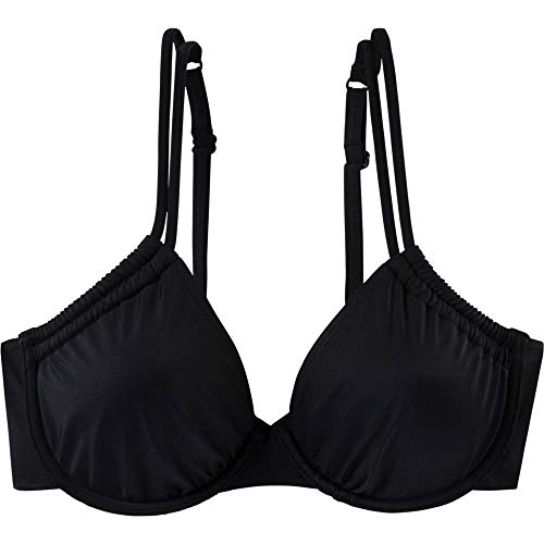 Etirel Damen Malisa Solid Bikini, schwarz, 42E im Sale