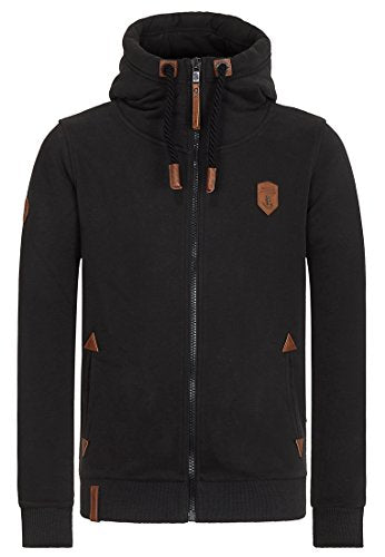 Naketano Herren Kapuzenjacke Schwarzkopf Kapuzenjacke Black XX-Large im Sale