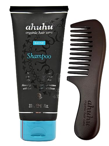 ahuhu SHINE Hyaluron Shampoo mit Hyaluron & Hibiskus Extrakt 200ml Tube + KA im Sale