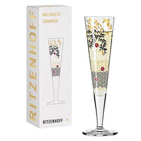 Thumbnail for RITZENHOFF 1071019 Champagnerglas 200 ml - Serie Goldnacht Nr. 19 - Edles Designerstück mit Echt-Gold - Made in Germany im Sale