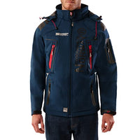 Thumbnail for Geographical Norway Techno Softshelljacke Herren Kapuze abnehmbar, Weiß, im Sale