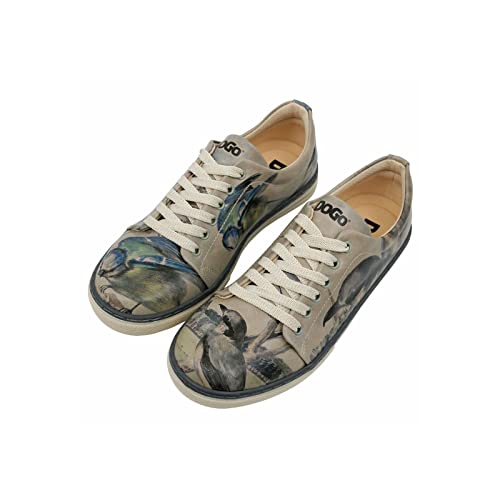 DOGO Vegane Damen Sneaker - Birds of The Castle 37 im Sale