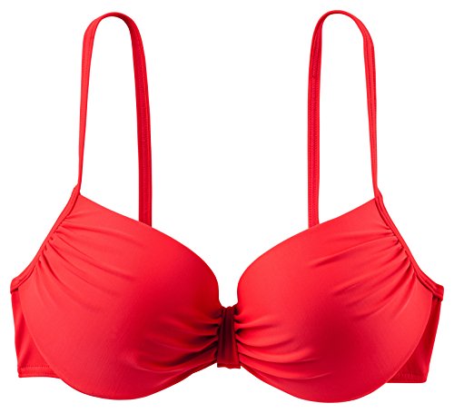 Etirel Damen Miriam Solid Bikini, rot, 38D im Sale