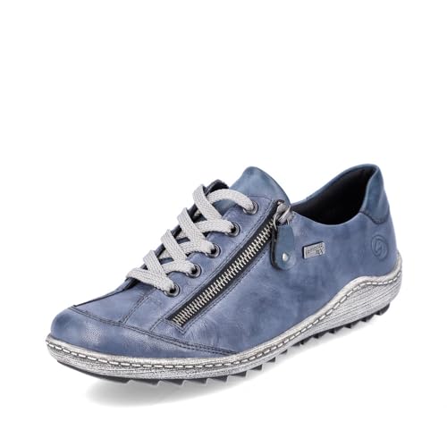 Remonte Damen Low-Top Sneaker R1402, Frauen Halbschuhe,lose Einlage,wasserabweisend,remonteTEX,Sportschuhe,Freizeitschuhe,Turnschuhe,blau (15),40 EU im Sale