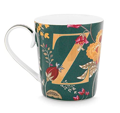 PiP Studio 51002269 Floral Fantasy Alphabet Becher green Z 0,35 l (1 Stück)