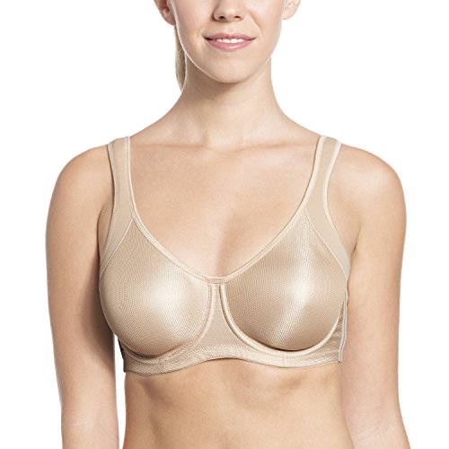 Anita Active Damen Multiway Sport-BH Bügel Momentum, Einfarbig, Gr. 65G, Beige (desert)