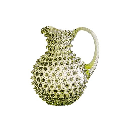 Anna von Lipa - Paris Hobnail Karaffe 2L olivgrün - Karaffen aus Glas