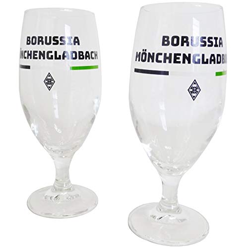 Borussia Mönchengladbach Pilsglas Classic 2er Set | Offizieller Fanartikel