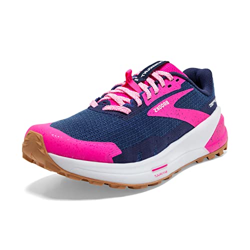 BROOKS Damen Catamount 2 Sneaker, Pecoat/Pink/Keks, 40 EU