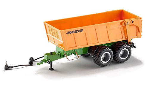 siku 6780, Tandem-Achs-Anhänger, 1:32, Fernsteuerbar, Für SIKU CONTROL Fahrzeuge mit Anhängerkupplung, Metall/Kunststoff, Orange im Sale