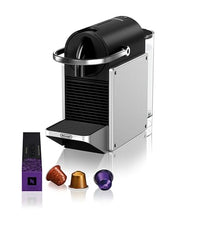 Thumbnail for Nespresso De'Longhi Pixie EN127.S Kaffekapselmaschine, zwei Direktwahltasten, ECO-Modus, kompaktes Design, 19 Bar Drucksystem, 1260W, Silber/Schwarz