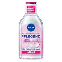 Thumbnail for NIVEA Pflegendes Mizellenwasser, Gesichtswasser für trockene Haut mit Mandelöl und Aminosäuren Komplex, feuchtigkeitsspendendes Mizellen Reinigungswasser, sanfte Gesichtsreinigung (400 ml)