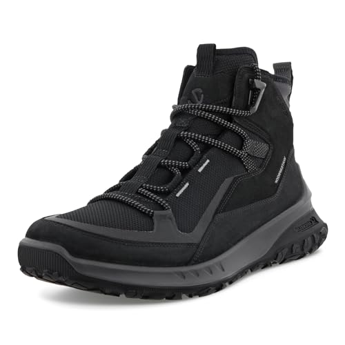 Ecco Herren ULT-TRN MID WP Fashion Boot, Black/Black/Black, 43 EU im Sale