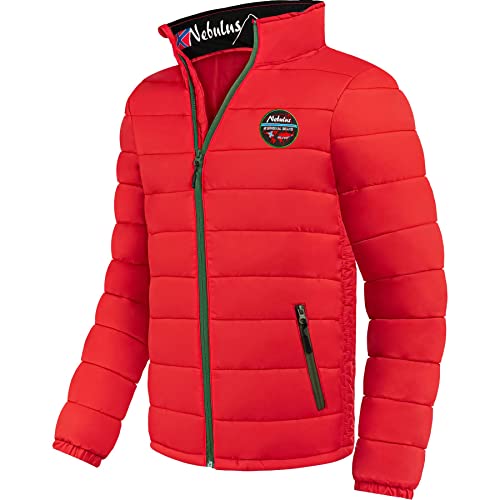 Nebulus Herren Jacke TAMMES, warme Outdoorjacke, praktische & vielseitige Übergangs- & Winterjacke, rot - im Sale