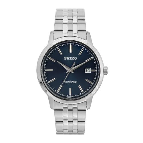 Seiko Herren Analog Automatik Uhr mit Edelstahl Armband SRPH87K1, Silber im Sale