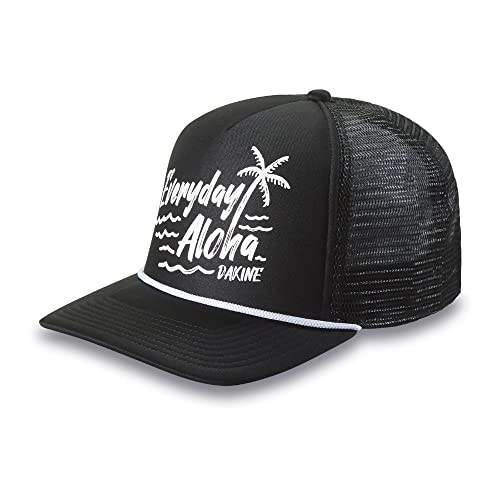 Dakine Mens Classic Foamy Trucker Cap, Black Aloha, One Size im Sale