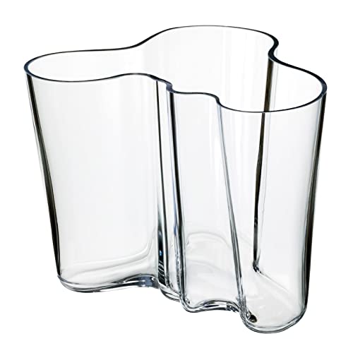 Iittala Vase Aalto 160 mm Klar aus Glas im Sale