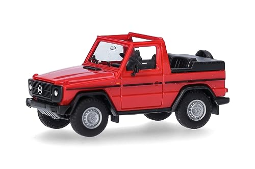 Herpa Modellauto Mercedes-Benz G-Modell Cabrio, Miniatur im Maßstab 1:87, Sammlerstück, Made in Germany, Modell aus Kunststoff im Sale