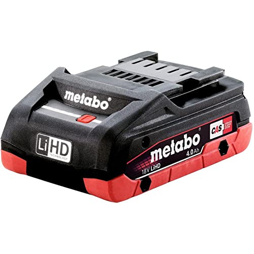 Metabo Akkupack LiHD 18 V - 4,0 Ah (625367000) Spannung des Akkupacks: 18 V, Akkukapazität: 4 Ah, Gewicht: 580 g im Sale