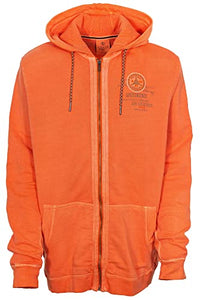 Thumbnail for Kitaro Sweatjacke Kapuzenjacke Hoody Sweatshirt Herren Extra Lang Tall, Farbe:orange, Herrengrößen:LT im Sale