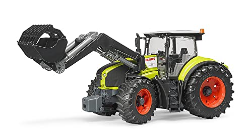 bruder 03013 - Claas Axion 950 mit Frontlader - 1:16 Traktor Trecker Schlepper Bulldog Landwirtschaft Bauernhof Forstwirtschaft bworld Anhänger