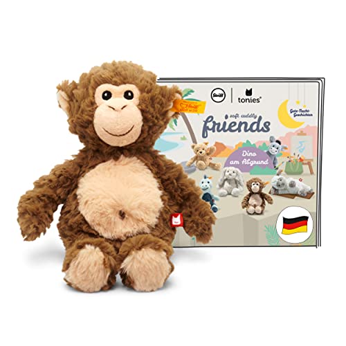 tonies Hörfiguren für Toniebox, Steiff Soft Cuddly Friends mit Hörspiel – Bodo Schimpanse, Gute Nacht Geschichten für Kinder ab 3 Jahren im Sale