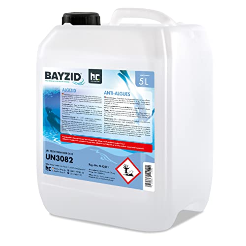 2x5 L BAYZID® Pool Algizid Algenverhütung - Präventives Anti Algenmittel für Schwimmbad & Pool - gegen Algen