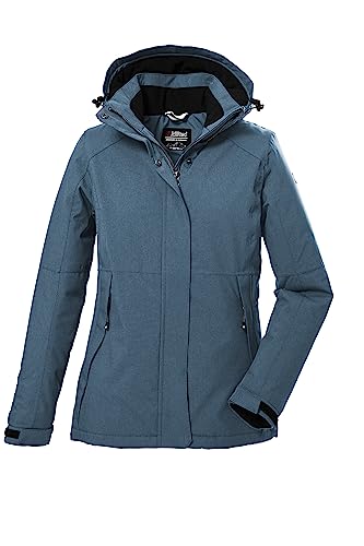 killtec Damen Funktionsjacke/Outdoorjacke mit abzippbarer Kapuze KOW 37 WMN JCKT, sturmblau, 46, 39702-000 im Sale