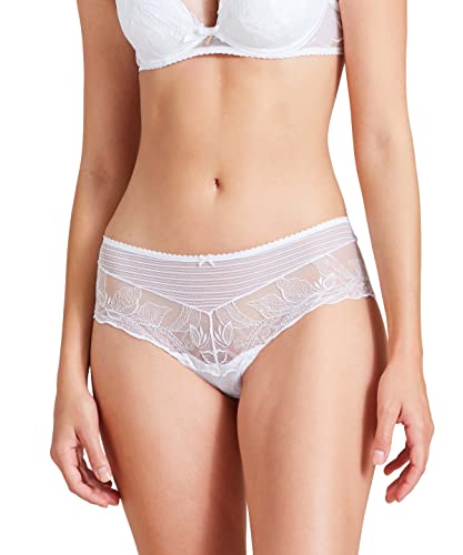 Aubade Damen Fleur de Tattoo Tanga-Höschen, weiß, 42 im Sale