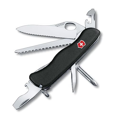 VICTORINOX Schweizer Taschenmesser Trailmaster, Groß, 12 Funktionen, Multitool mit Einhandklinge, Dosenöffner, Schraubendreher, Schwarz im Sale