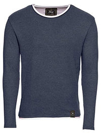 Thumbnail for KEY LARGO Herren MSW Sarasota Sweatshirt, Dark Blue Mel. (1218), im Sale