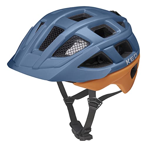 KED Unisex Jugend Kailu Fahrradhelm, deep Blue Cinnamon matt, M (53-59cm) im Sale