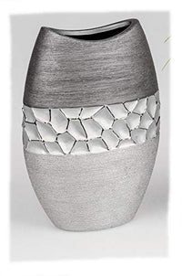 Thumbnail for Formano Vase Silber-grau 20 cm 739841 modern