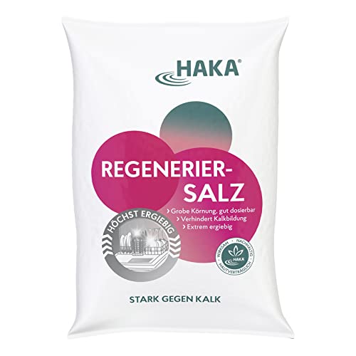 HAKA Regeneriersalz l 2 kg l Grobe Körnung, gut dosierbar l Verhindert Kalkbildung l Extrem ergiebig