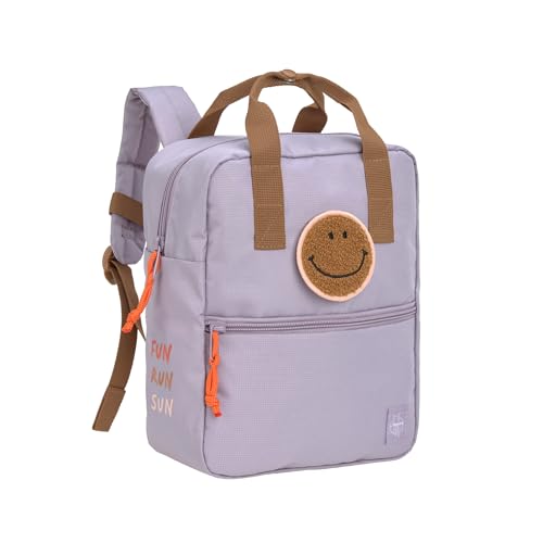 LÄSSIG Kinderrucksack mit Brustgurt Kindergartentasche Kindergartenrucksack 27 cm, 7 Liter, 3 Jahre/Mini Square Backpack Lilac im Sale