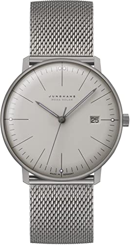 JUNGHANS max Bill Herren-Funkuhr Mega Solar Titan Saphirglas 59/2022.46 im Sale