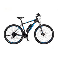 Thumbnail for Fischer E-Mountainbike, MONTIS EM 1724.1 E-Bike MTB für Damen und Herren, RH 51 cm, Hinterradmotor 45 Nm, 48 V Akku, matt schwarz - blau, 29 Zoll