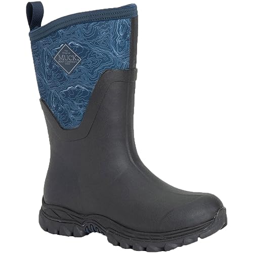 Muck Boots Damen Arctic Sport Mid Gummistiefel, Navy Topography, EU im Sale