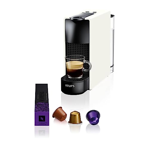 Nespresso Krups XN1101 Essenza Mini Kaffeekapselmaschine | 1260W | weiß | 0,7 Liter im Sale