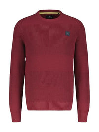 Thumbnail for LERROS Herren Strickpullover in lebendiger Strukturoptik deep Garnet red im Sale