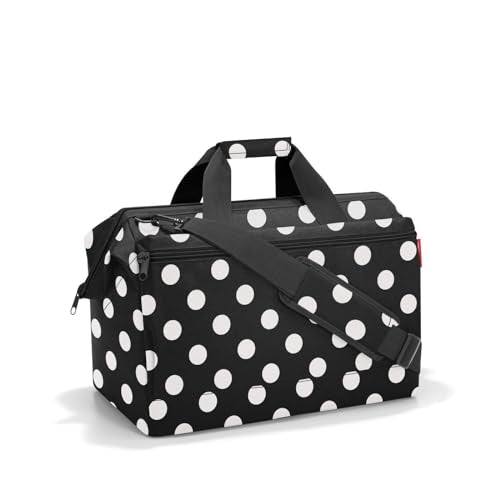 reisenthel Allrounder Pocket in dots White – Vielseitige Doktortasche für Reise, Arbeit und Freizeit – Mit praktischer Trolley-Aufsteckfunktion im Sale