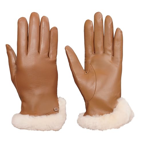 Ugg Damen Gloves, kastanienbraun, im Sale