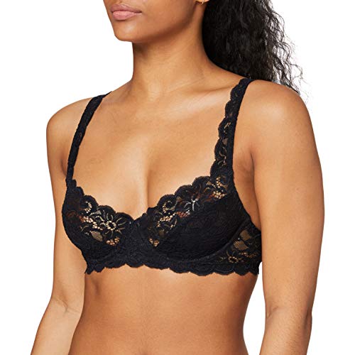 HANRO Damen Moments Bügel-BH, Schwarz (Black 0019), 75A im Sale