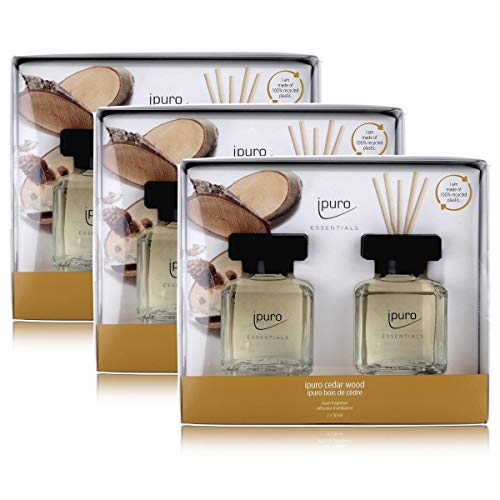 Geschenkset Essentials by ipuro Cedar Wood2x50ml Raumduft (3er Pack) im Sale