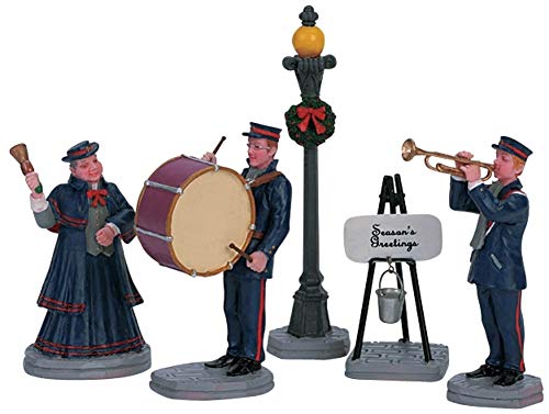 Lemax - Christmas Band - Weihnachtsband - 5er Set - Polyresin - Figuren & Zubehör für die eigene kleine Weihnachtswelt